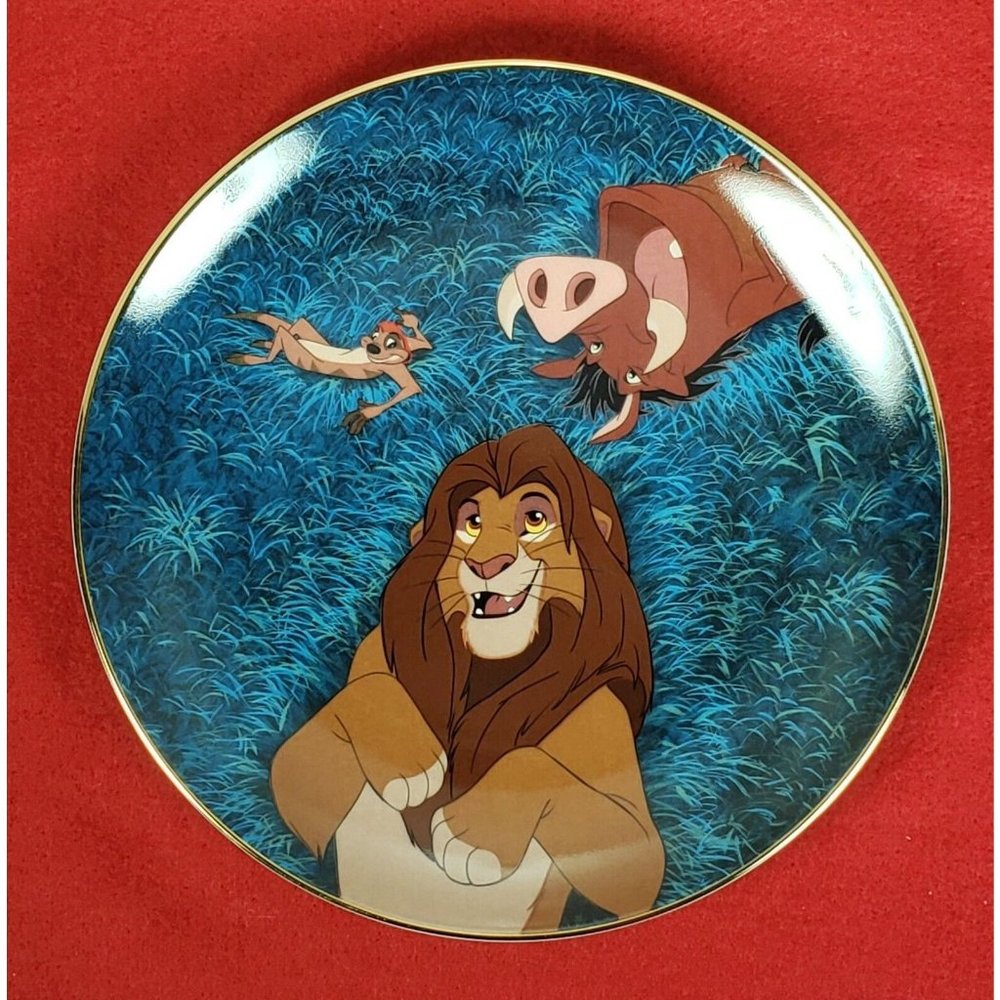 The Lion King Collectors‎ Plate "Stargazing" by Bradford MIB+COA